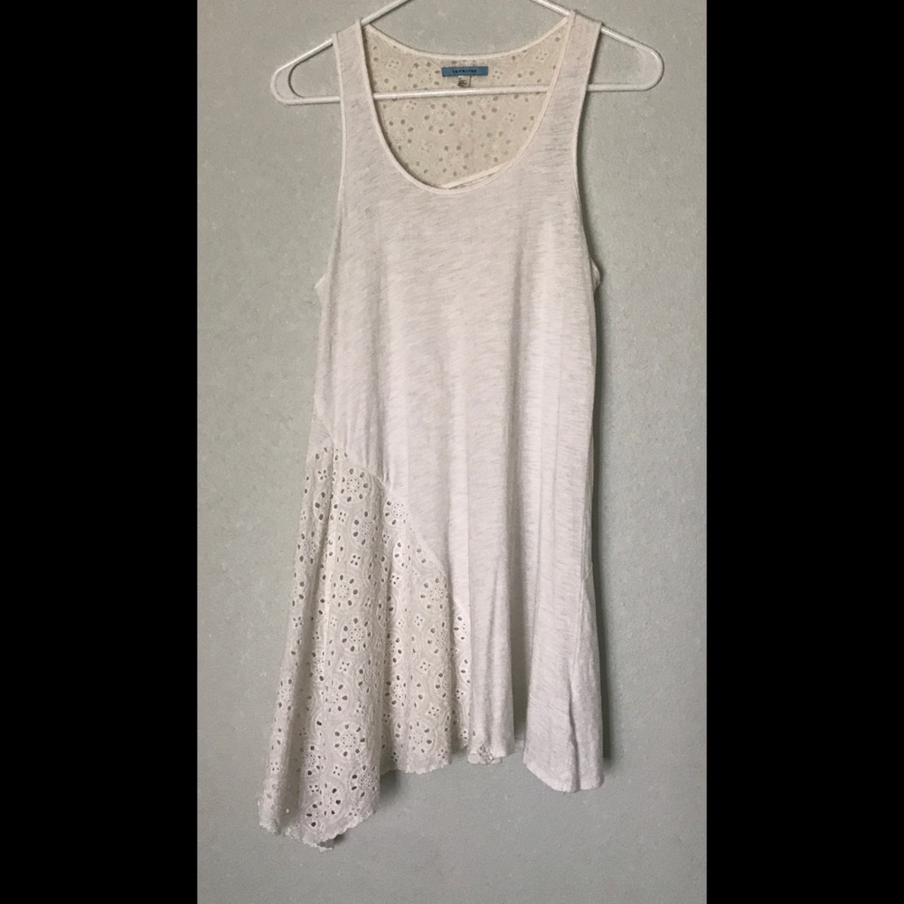 LEIFNOTES by Anthropologie Eyelet Tunic